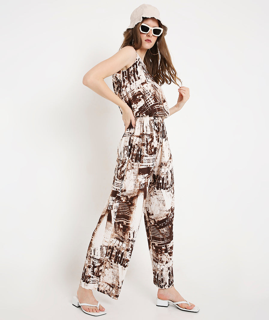 Tie Dye Long Summer Jumpsuit