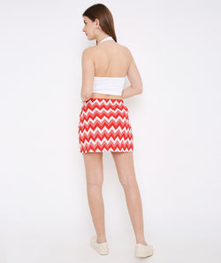 Zic Zac Sarong  Mini Skirt