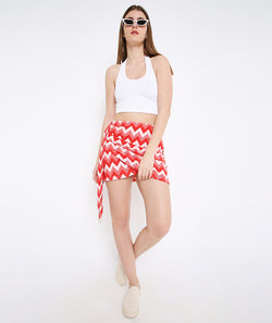 Zic Zac Sarong  Mini Skirt