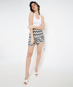 Zic Zac Side Drawstring SKirt