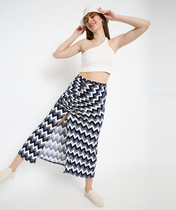 Zic Zac Front Drawstring Skirt