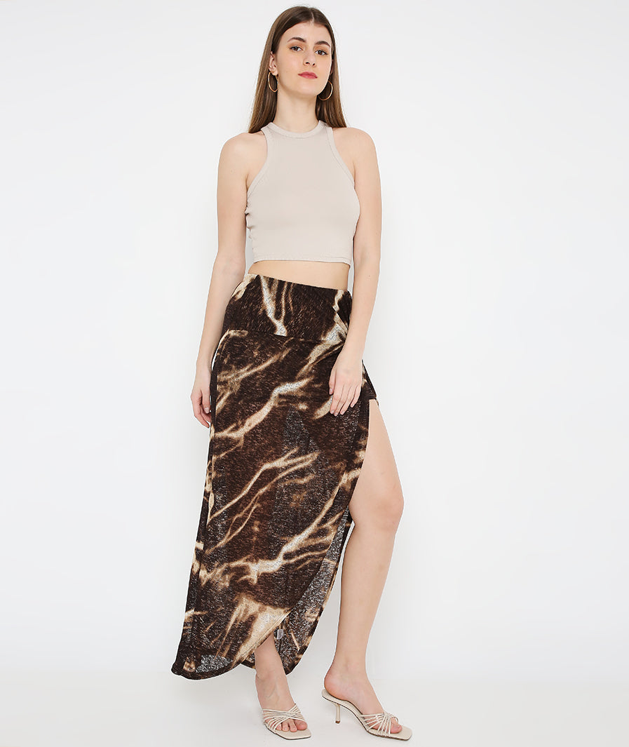 Coffee PreKnot Dancer Skirt