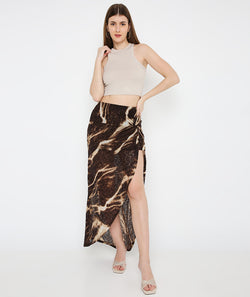 Coffee PreKnot Dancer Skirt